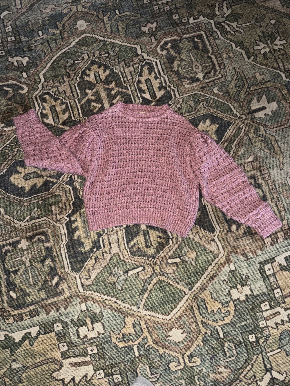 Cozy Pink Women’s Knit Sweater